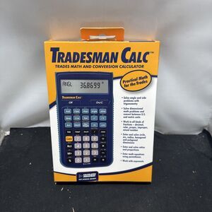 Calculated Industries Tradesman Calc 4400 Trades Math and Conversion Calculator